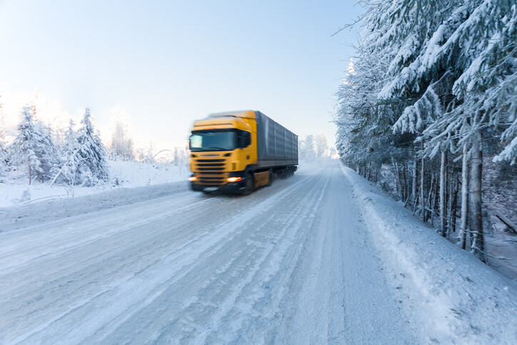 Avoid Utah trucking accidents on ice and snow.