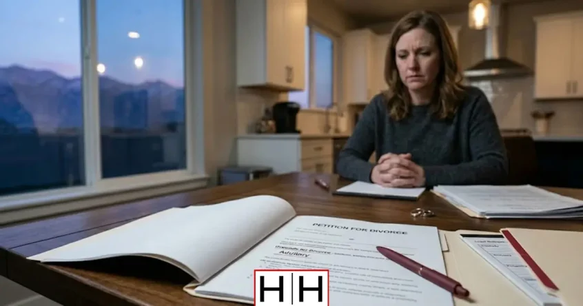 woman filing for divorce in utah