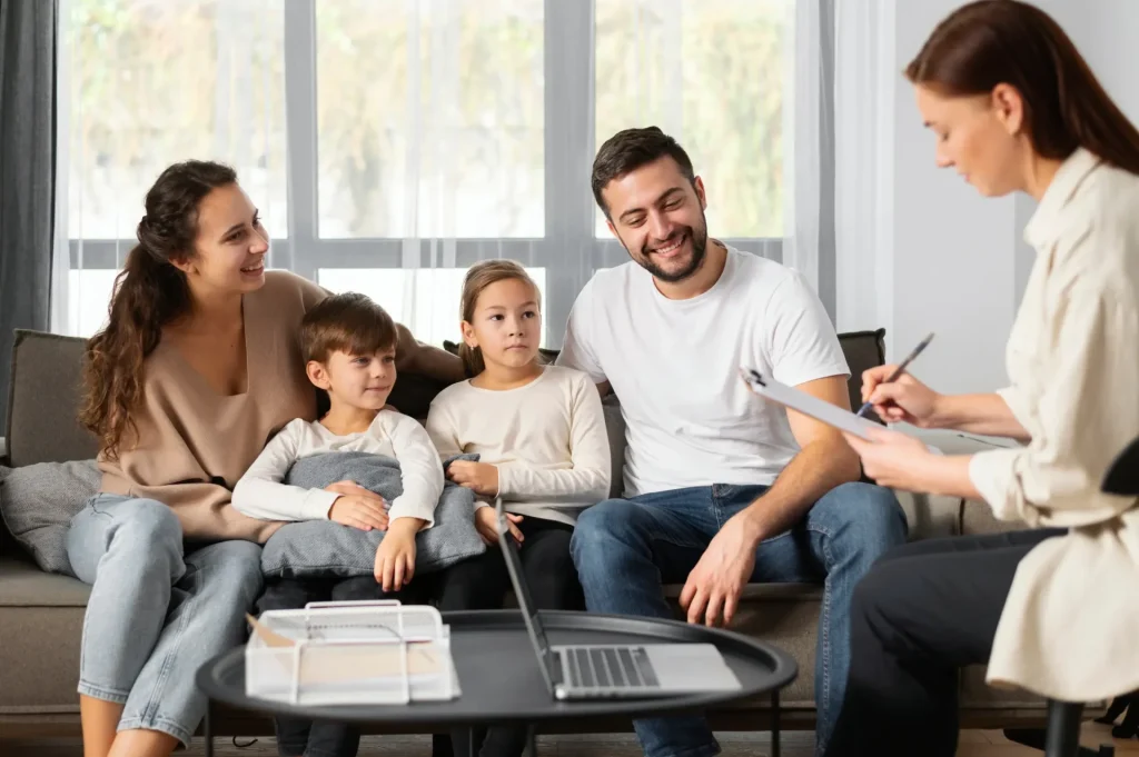 Family law consultation with parents and children